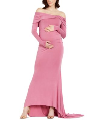 long sleeve maternity dress